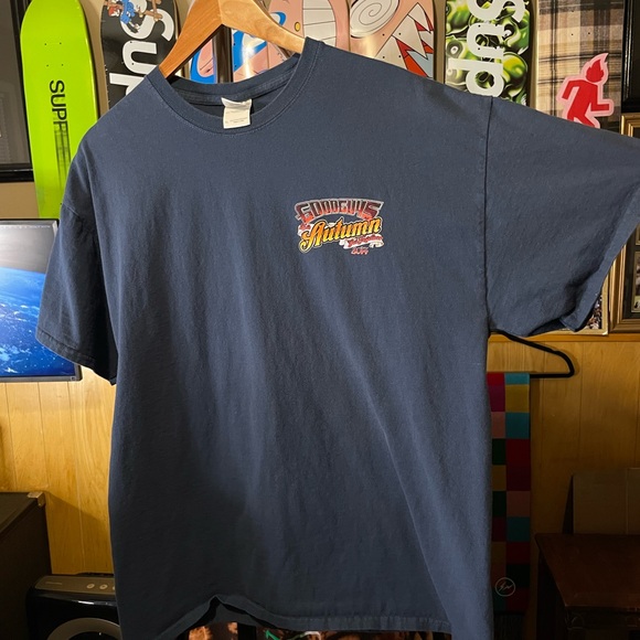 Good guys Autumn 2014, CA, Navy Graphic Tee with Classic Car Design hot rods XL - Picture 4 of 6